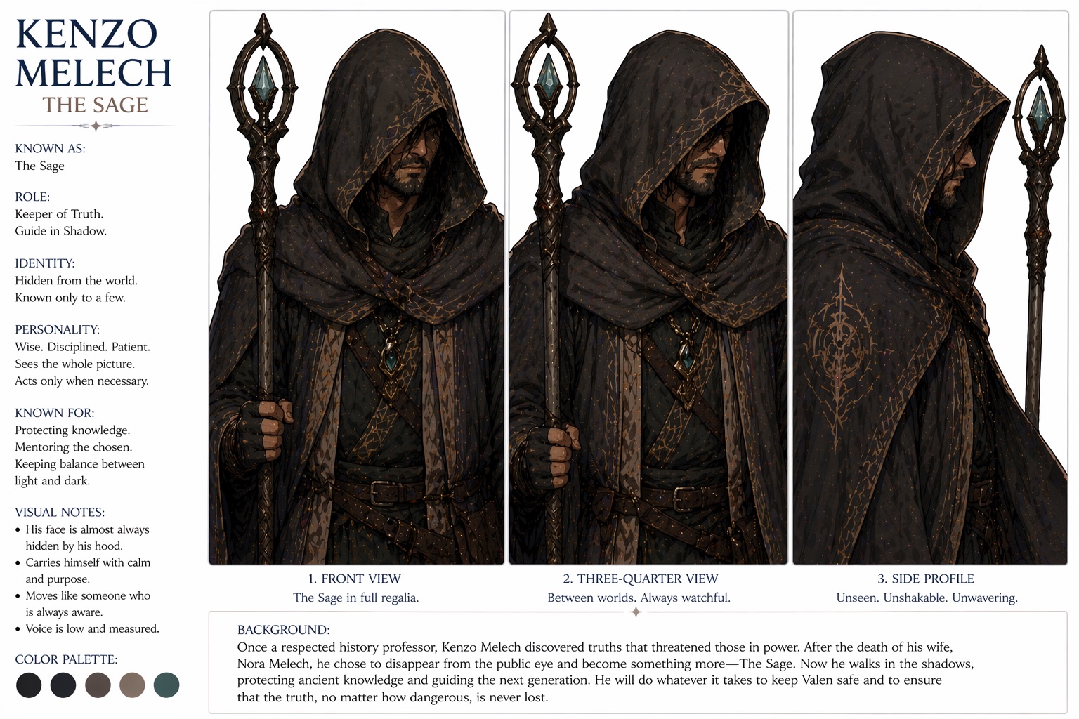 Kenzo Melech character design